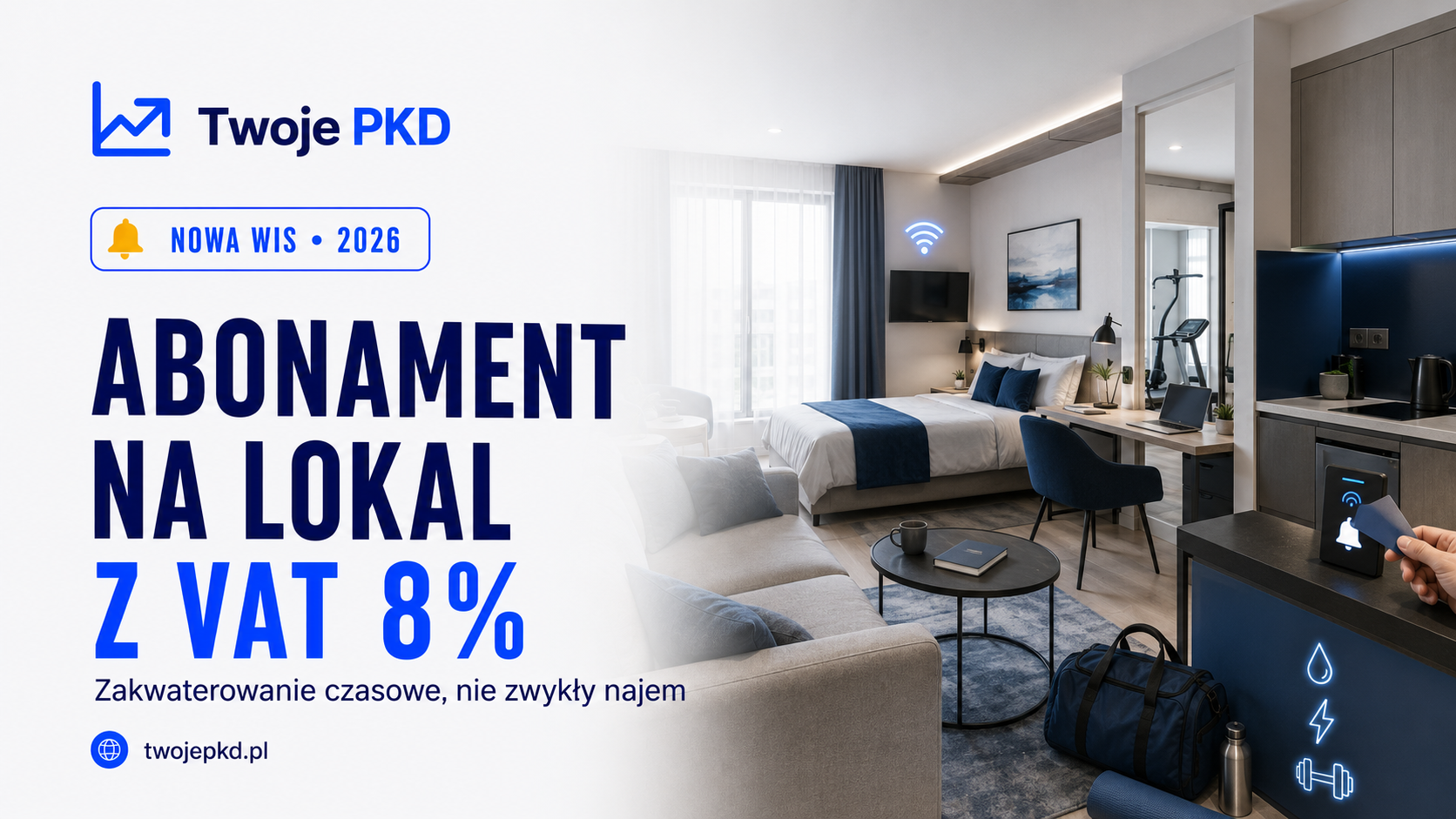 Ilustracja do opracowania: Abonament na lokal z mediami z VAT 8% – kiedy jest zakwaterowaniem, a nie najmem?