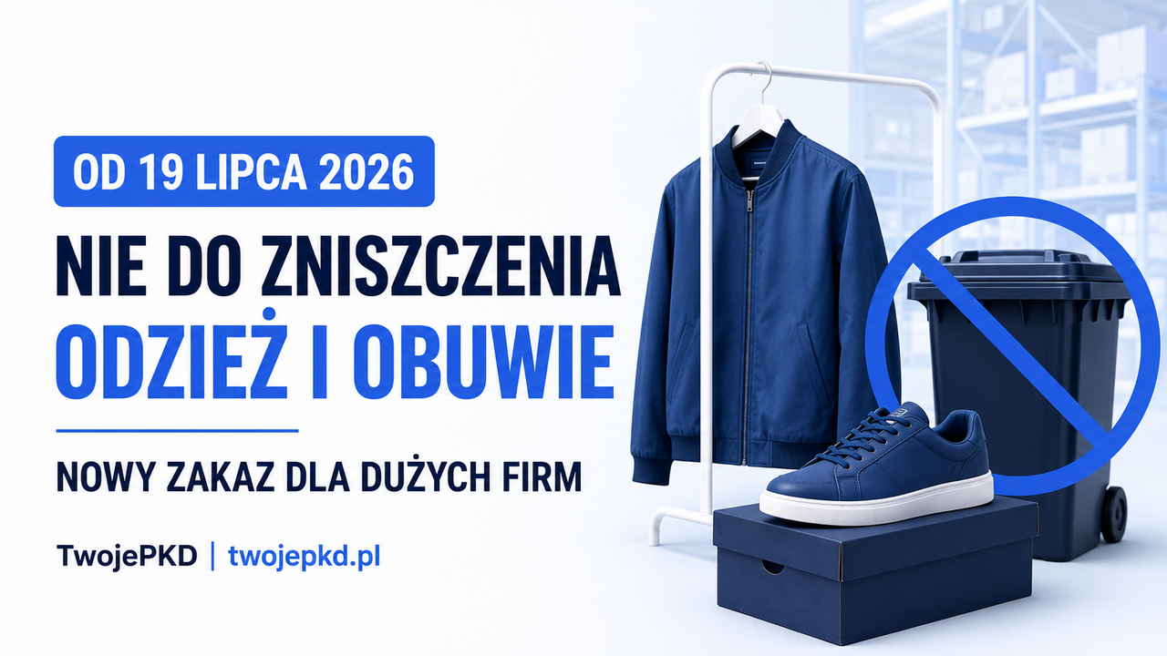 Ilustracja do opracowania: Zakaz niszczenia niesprzedanej odzieży i obuwia od 19 lipca 2026 r. Kogo dotyczy?
